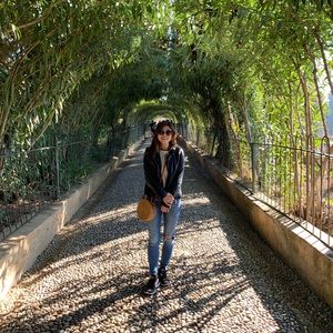 Abercrombie & Fitch faux leather jacket